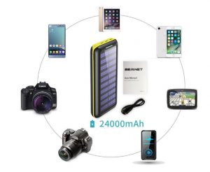 powerbank solar para iphone